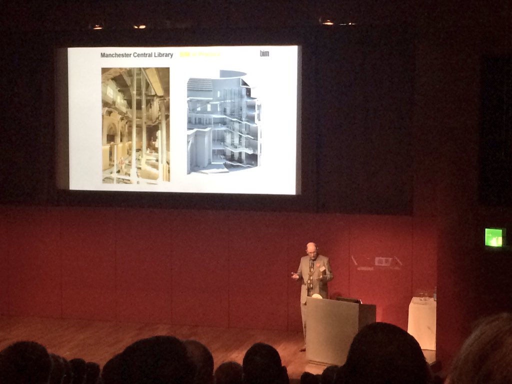 elecosoftpp's tweet photo. Our keynote speaker John Lorimer, Chair of @bimacademy discussing the use of BIM and how it has evolved #4NovNUF https://t.co/G2siGTRNij