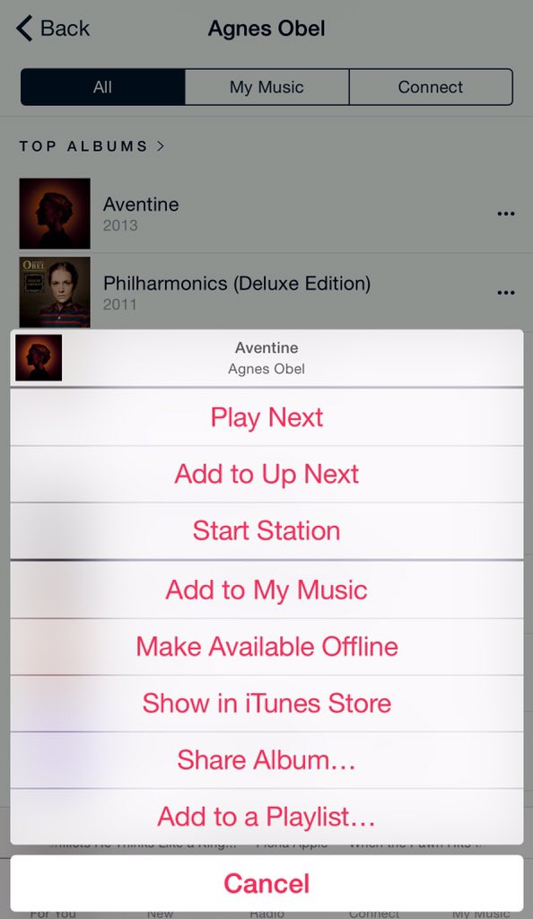 C_A_vancamp's tweet photo. Trying out the new Apple music. Quite happy about it at first sight... #Apple #iTunes #AppleMusic #AgnesObel https://t.co/2HtpA4G5FC