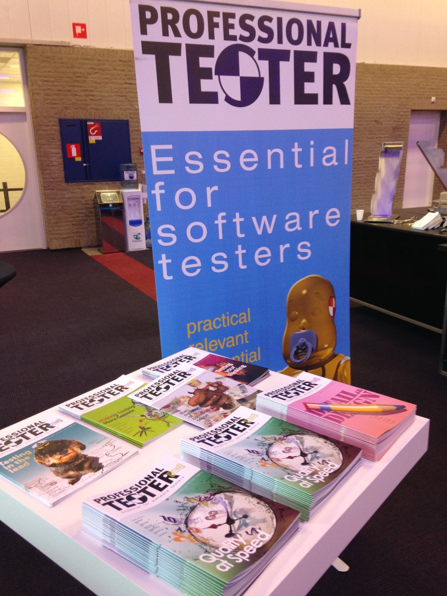 Ranorex's tweet photo. Be quick - free Professional Tester magazines available at the @Ranorex &amp; @Neotys booth. #esconfs @esconfs @PT_Wire https://t.co/ix1qEvG1aZ