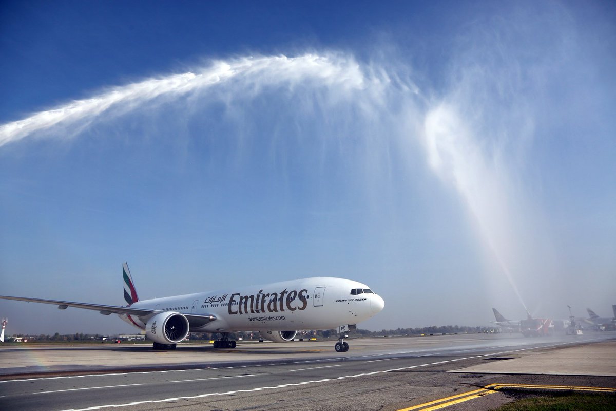 emirates's tweet photo. Emirates launches its 4th Italian gateway with daily flight to #Bologna https://t.co/7YbSIGSbbh https://t.co/zinpGNBsbY