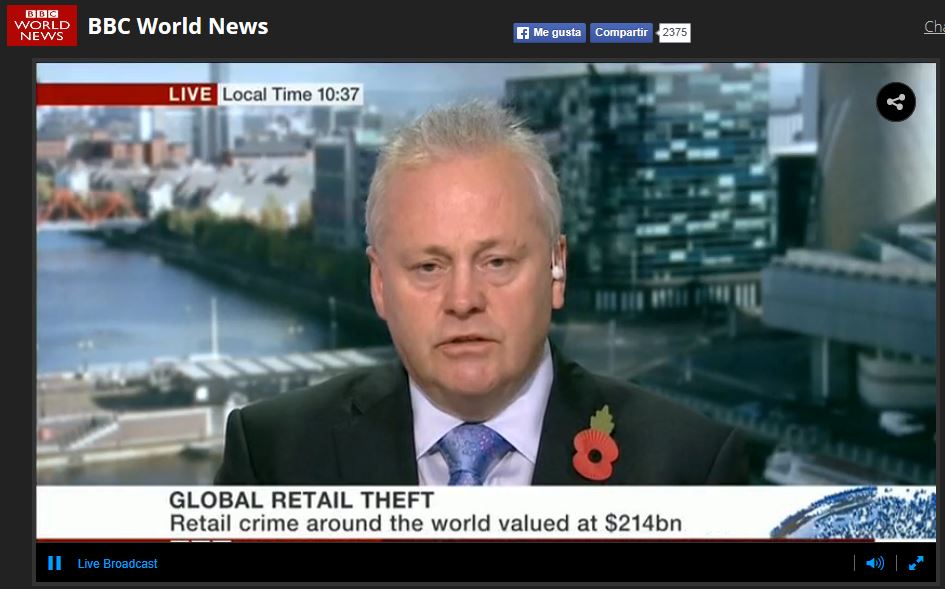 CheckpointSys's tweet photo. Russell Holland on @BBCWorld "Retailers combine people, technologies &amp; training to fight shrink" #GRTB https://t.co/fxTvsnULcm