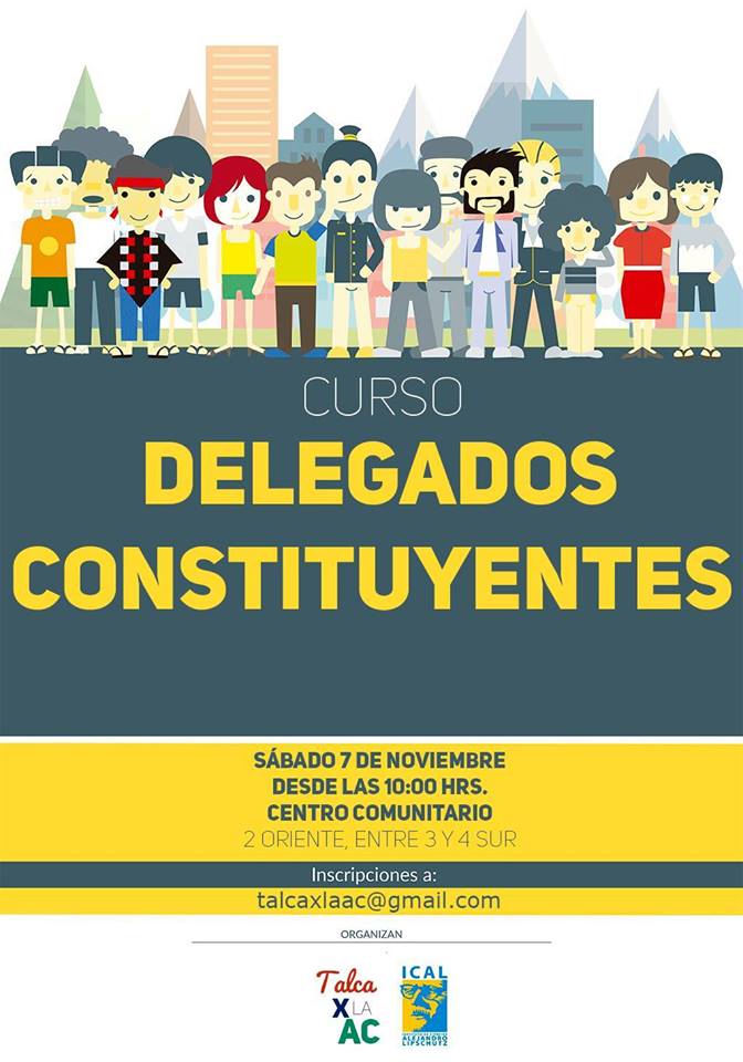 IZQUIERDAMAULE's tweet photo. Buenos días #Talca! Todos invitados al curso de Delegados Constituyentes! Queremos un Nuevo Chile! https://t.co/BVPnkZr2bX