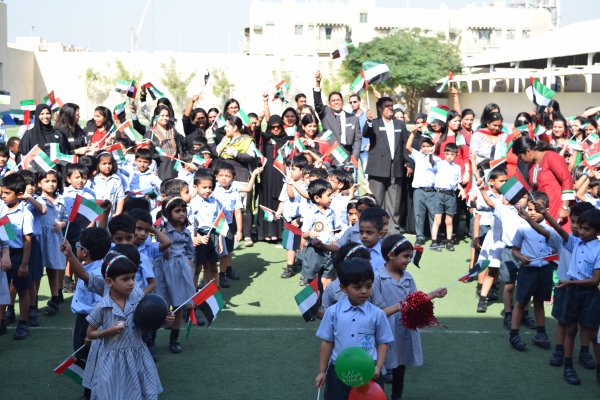 AmledSchool's tweet photo. @KHDA Raise it High Raise it Proud@AmledSchool  #UAEFlagDay https://t.co/PVzSLTQWiL