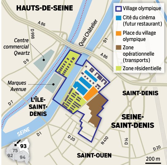 Projet de village olympique IleSaintDenis Pleyel jo2024 le_Parisien