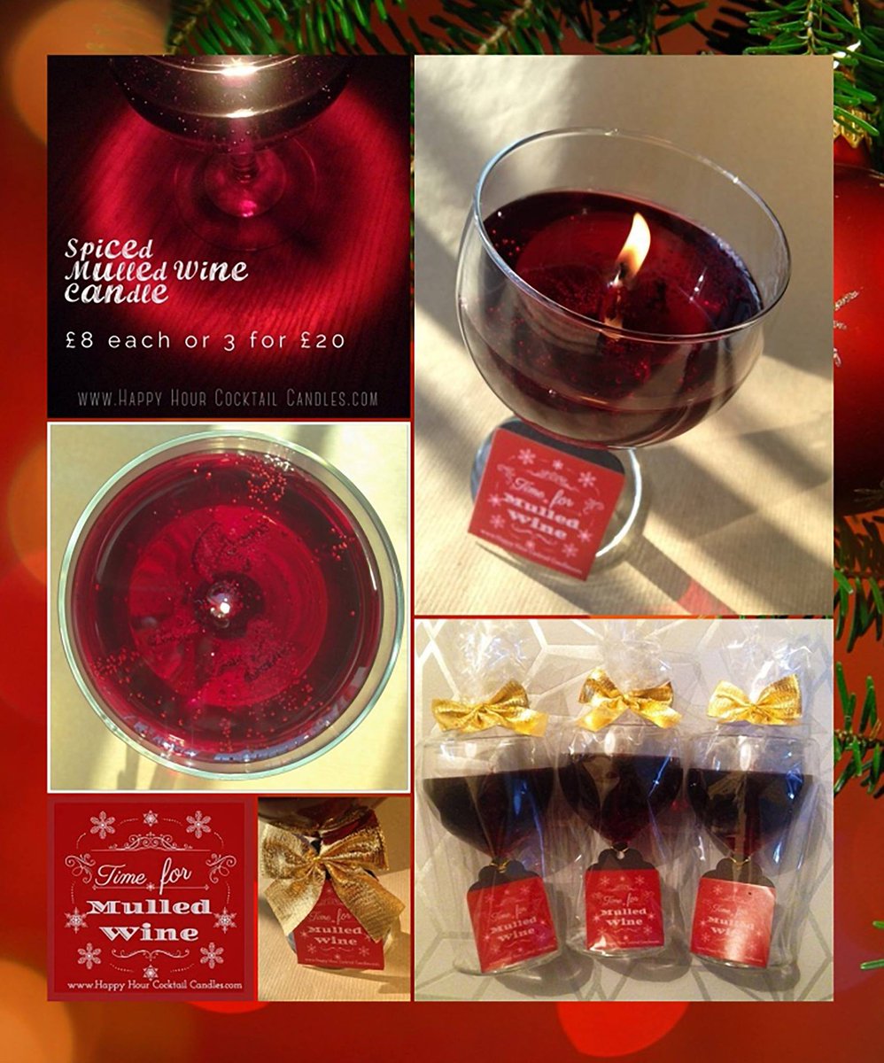 HappyHourCoCa's tweet photo. Give a festive gift with a twist, handmade Mulled Wine Candles -Only £8 each or 3 for £20!  https://t.co/Df7biPbnMk https://t.co/3CzVWA7hMm