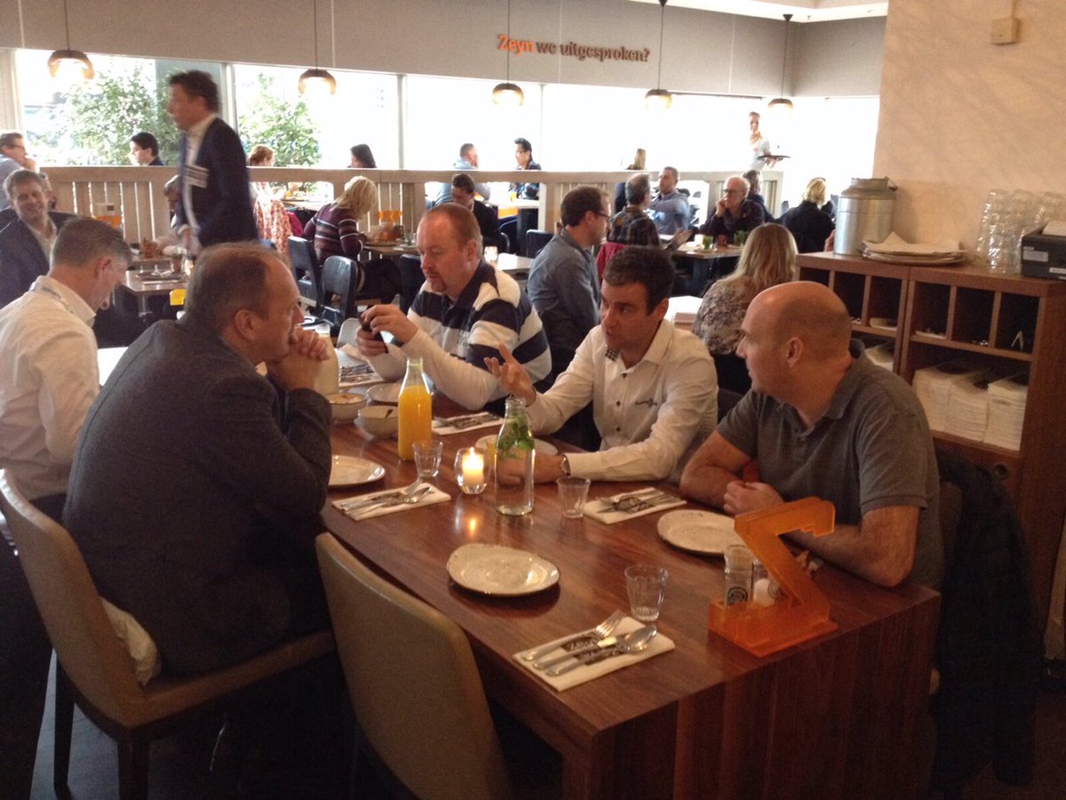 Wij lunchen vandaag <a href="/Infosecurity/">Infosecurity Europe</a> met relaties <a href="/restaurantZeyn/">Roy van Zeyn</a>. Bezoek ons ook op stand #D115 <a href="/PaloAltoNtwks/">Palo Alto Networks</a>!