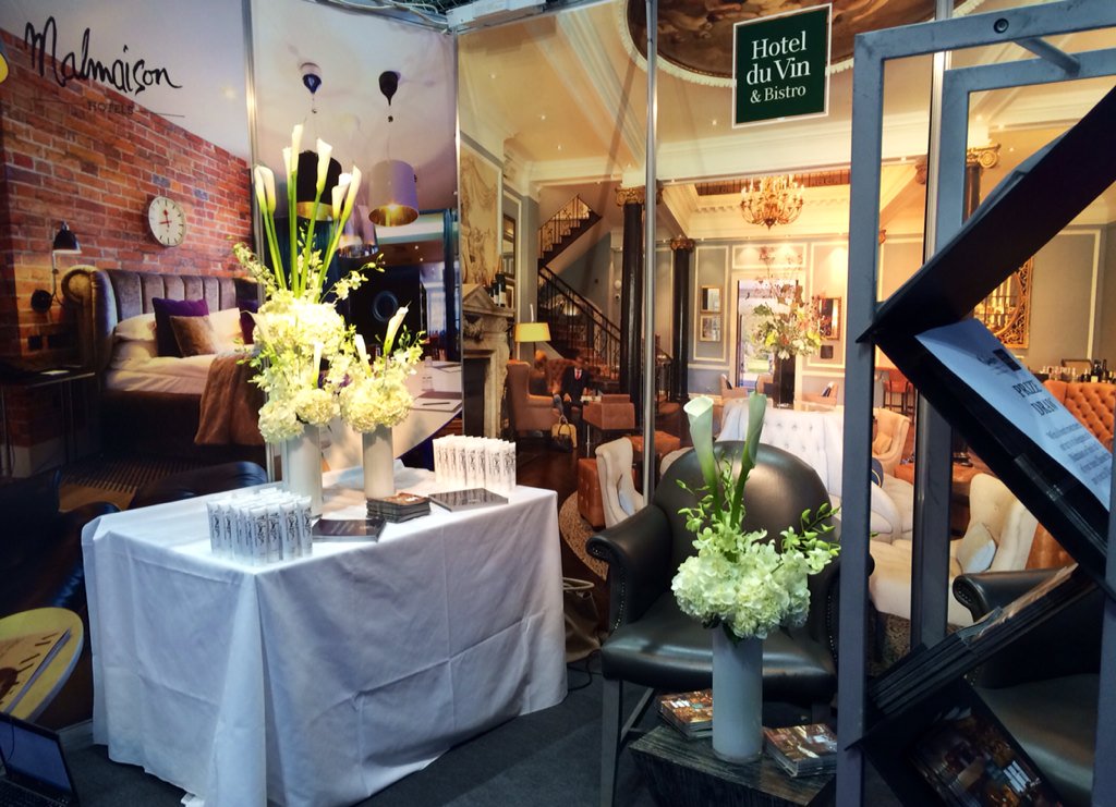 Thanks <a href="/DavidWflowers/">David Wayman Flowers</a> the <a href="/MalmaisonHotels/">Malmaison Hotels</a> <a href="/HotelduVinBrand/">Hotel du Vin</a> stand <a href="/CIPD_Events/">CIPD Events</a> looks great