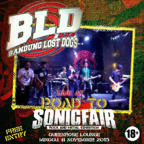 jcpram's tweet photo. "@BdgLOSTDOGS di Road to Sonicfair, FREE! Catet tgl 8Nop15 @Queenrose Lounge, Bandung https://t.co/gKv4t60mwT"