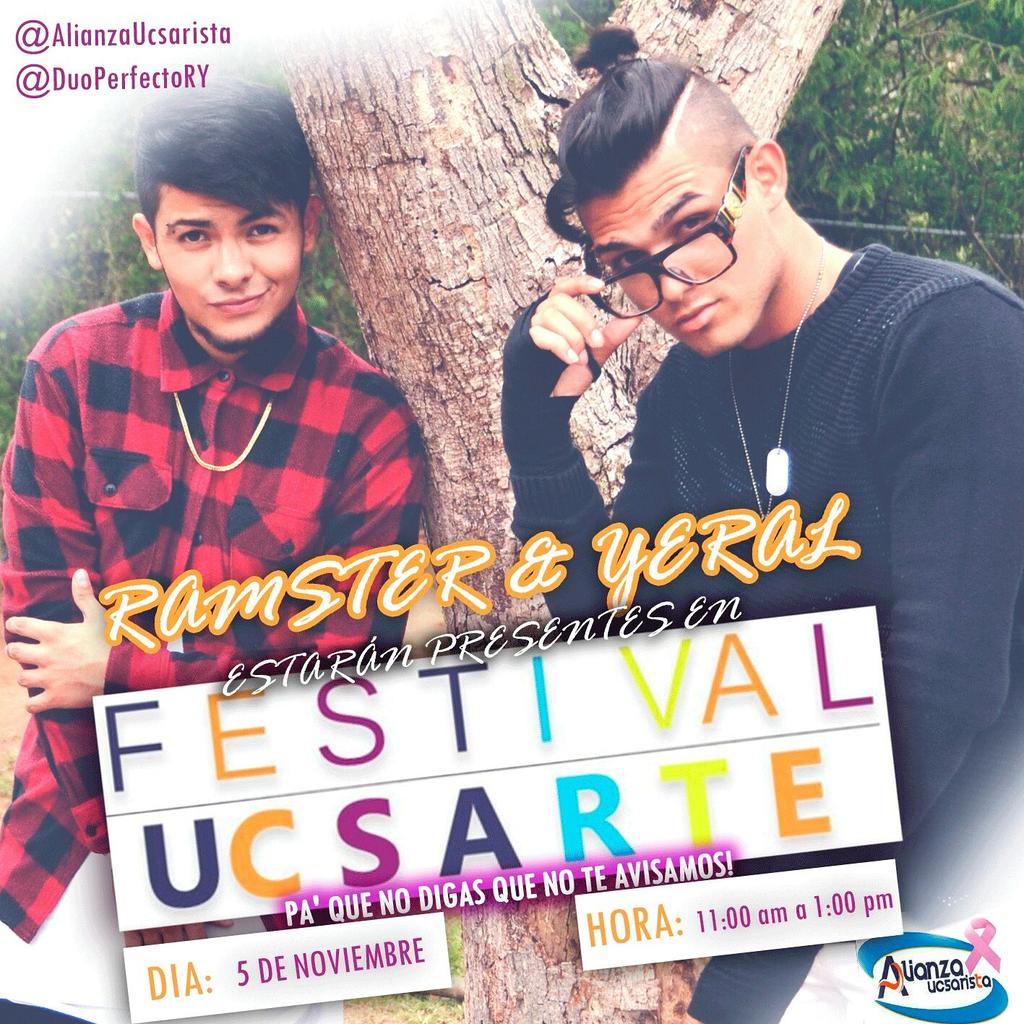 yeral_mv's tweet photo. ESTE JUEVES ESTAREMOS PRESENTES EN EL FESTIVAL UCSARTE"🌟 @DuoPerfectoRY d11:00AMa1:00PM🕛 #Ucsar @AlianzaUcsaristas https://t.co/Qhgebi4RZq