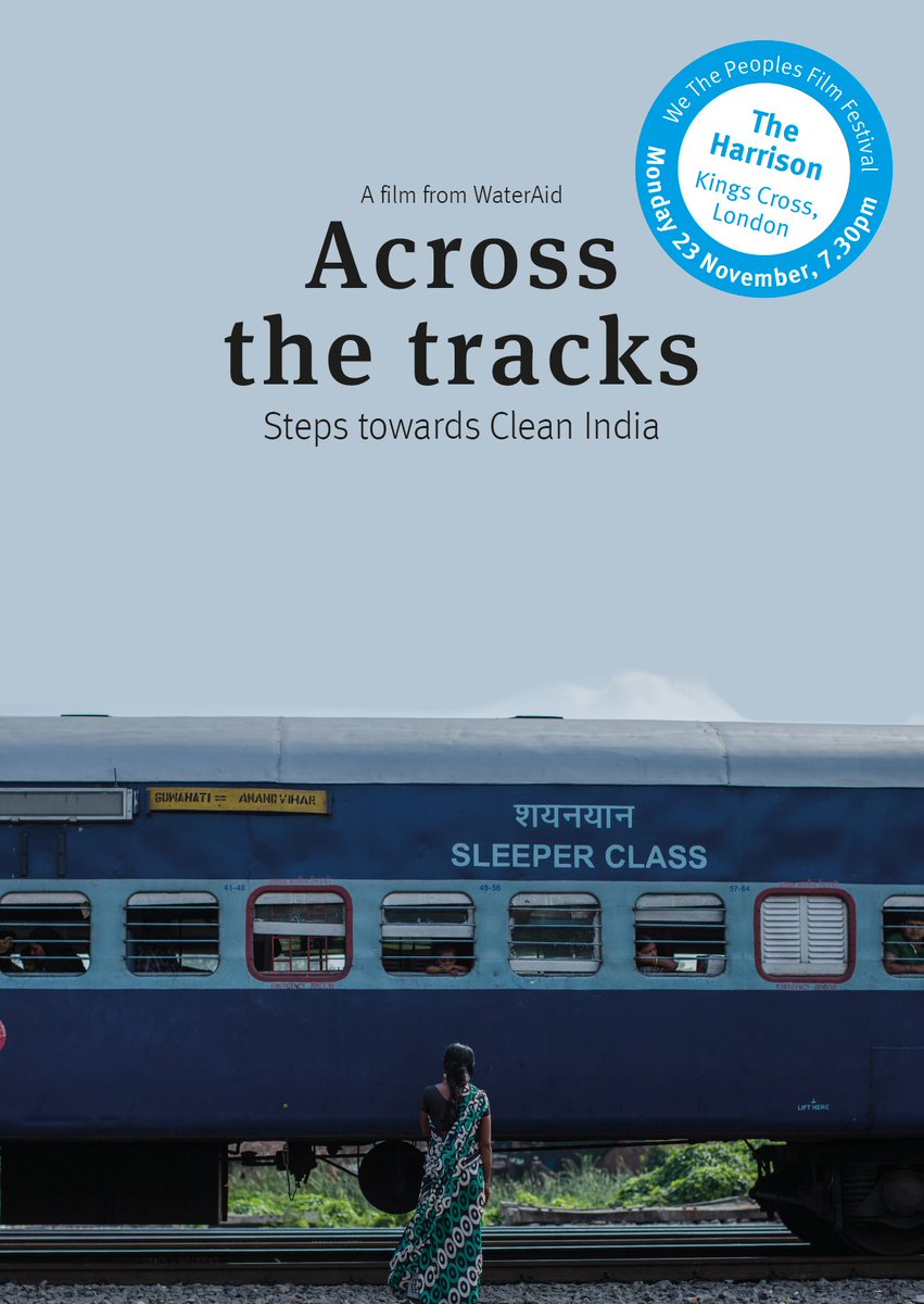 WaterAidUK's tweet photo. Our #AcrossTheTracks film is showing in @WTPFilmFestival, London, 23 Nov, w/Q&amp;A. Free tix: https://t.co/Qb7GYkTuAi https://t.co/NQVPsmcui8