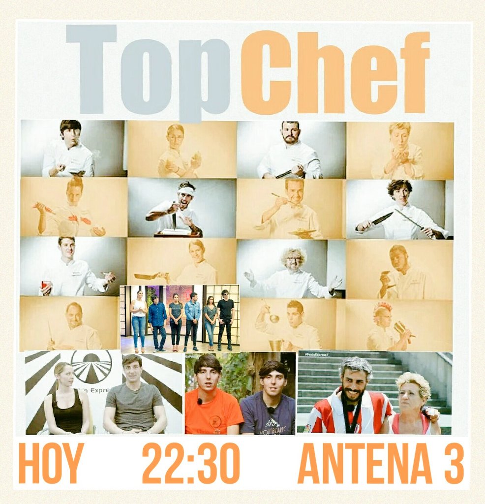 TeleTuitero's tweet photo. Rosa Lopez, Cristina Pedroche, Elena Furiase, Luis Piedrahita y 3 parejas de #PekinExpress hoy en #TopChef https://t.co/qJioxR4o4K