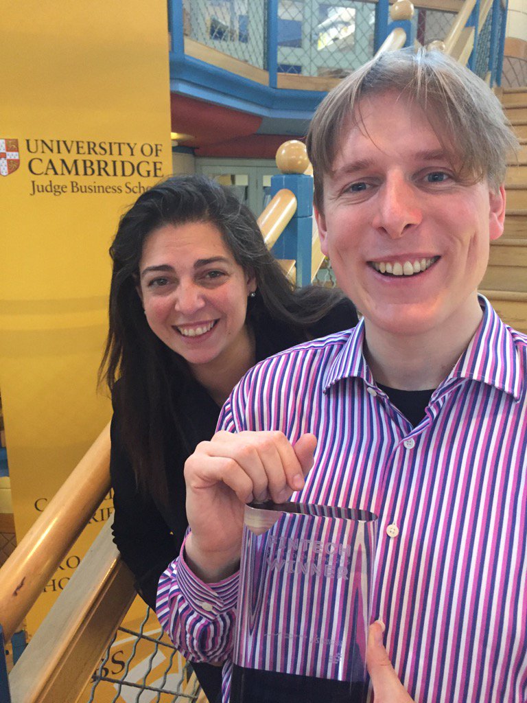 HanadiJabado's tweet photo. Relaxed glory time @algodynamix winners #3DFinTech challenge @AccelerateCam @CambridgeJBS @pitchatpalace https://t.co/s6WZSV0836