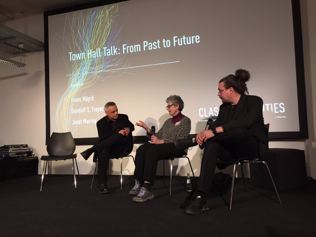 'As soon as we have a new medium we become impatient with the new affordances' - Janet Murray #CoR2015