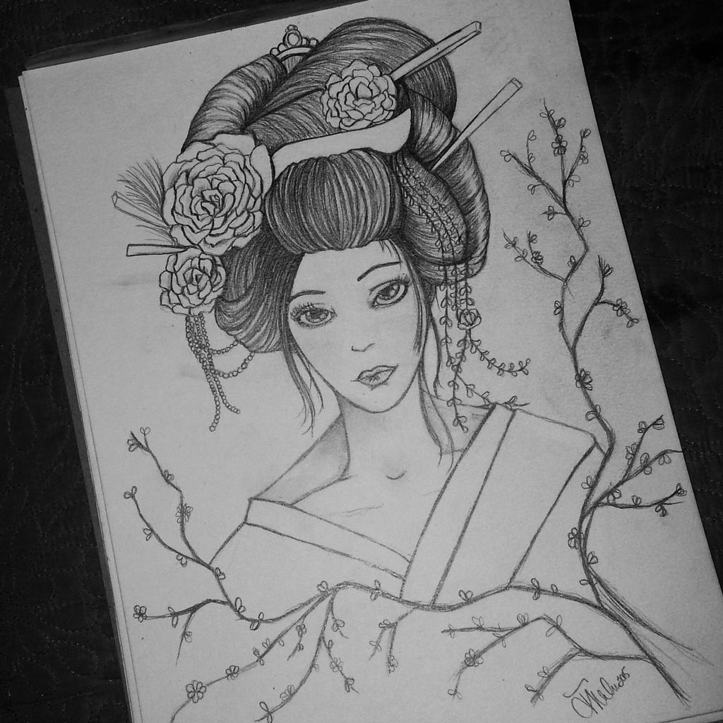 ArtistLR's tweet photo. RT jaslaindia #pencildrawing #drawing #sketch #allart #giesha #flowers #artwork #arts #artist #2dartbot https://t.co/l6kwTStzVH
