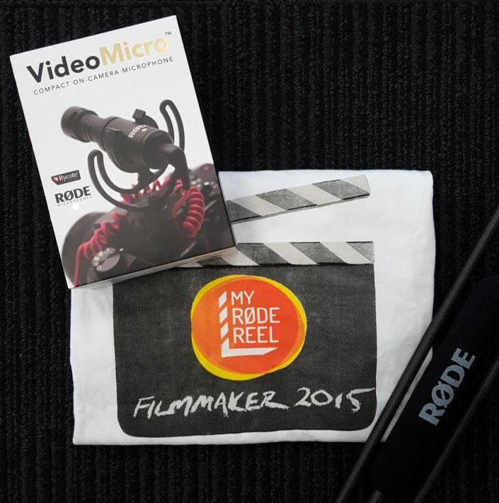 rodemics's tweet image. #MyRodeReel bonus gifts for every entrant are finally on the way! Director t-shirt, #VideoMicro &amp;amp; #MicroBoompolePro