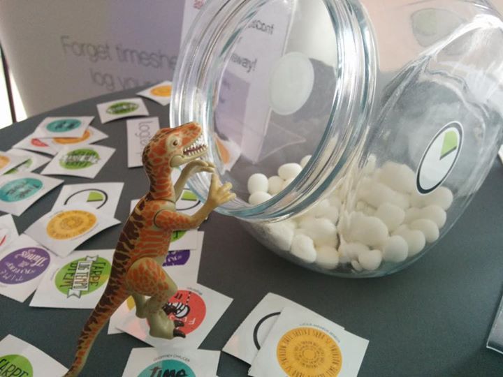 logtempo's tweet photo. Dinovember meets logtempo at beyond tellerrand today! Word has spread about the legendary peppermints ;-) https://t.co/BQNQookq0A