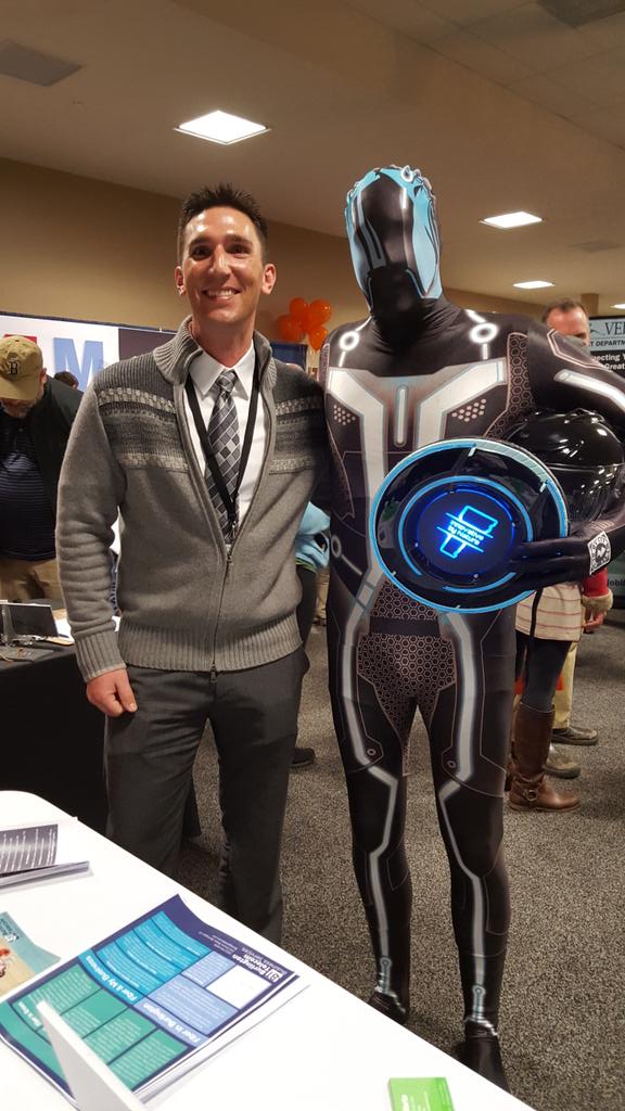 BT_VT's tweet image. Business Rep Nick Martin and #TRON @techjamvt #techjamvt #btv @Brandthropology