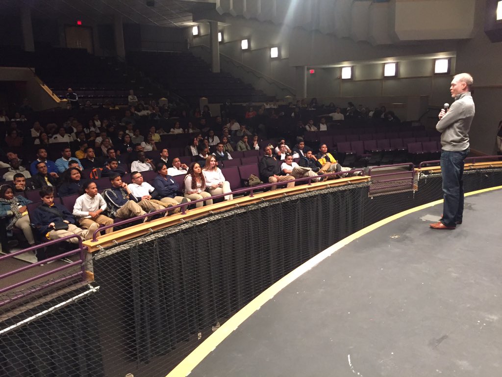 HLDHighSchool's tweet photo. HLD's 2nd Speaker Series of the year focused on legal careers. LPD,DYS,and prosecutors from MA and NYC represented. https://t.co/71xefsum3I