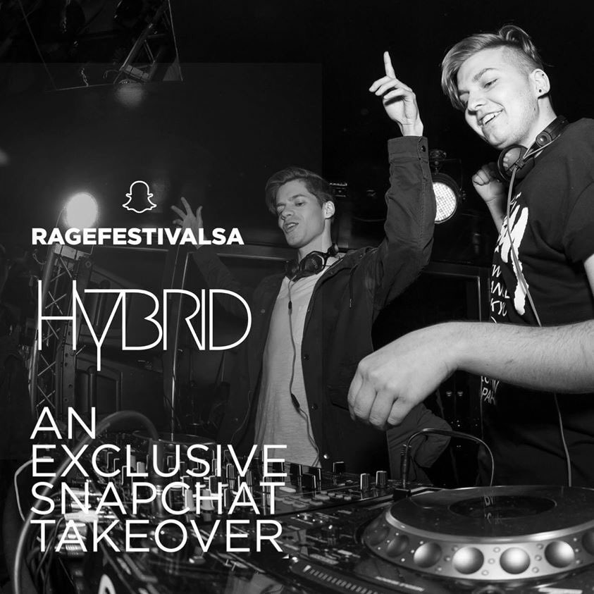 Hybrid_sa's tweet photo. Check us on the @ragefestivalsa snapchat account! https://t.co/4ausoqF1mC