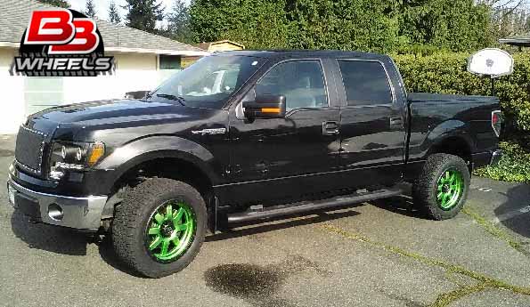 bbwheelsonline's tweet photo. Customized #Green 20x9 #Fuel #Trophy #D552 wheels on a #Ford #F150. Thanks for the business Arik! https://t.co/4XYsP7dLtf