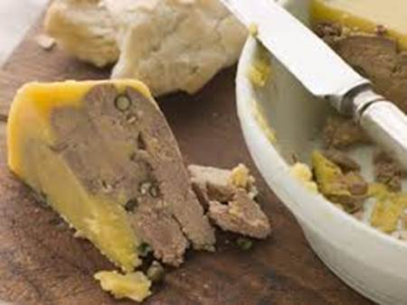 BuiltToBeRich's tweet photo. Cheat meal of the day: Libamáj a.k.a goose liver. Hey, “If it looks good, eat it.” @andrewzimmern #ForgivableFriday https://t.co/dJyNeLe4rb