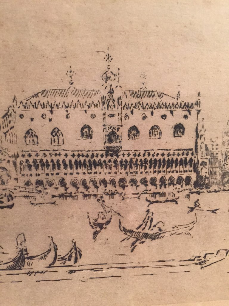 Джозеф Пеннелл. Дворцы Венеции. 1902 г. #новоемузейное #твиттерэкскурсия