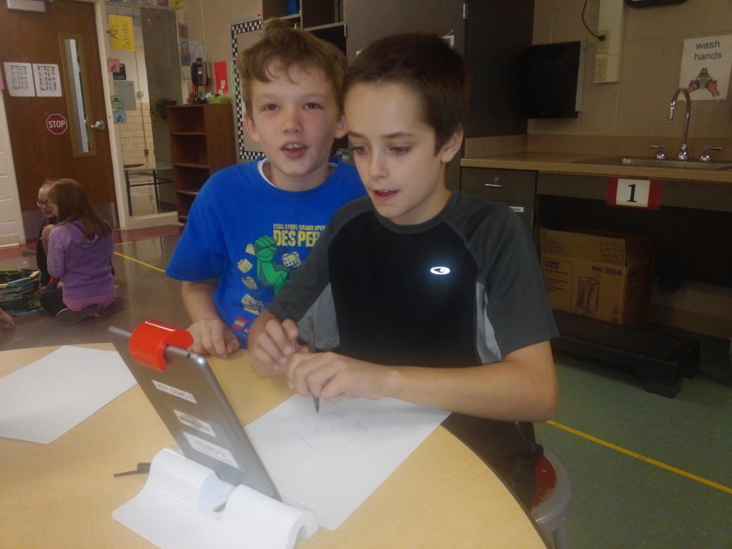 Inspiring creativity with OSMO in art. Thank you PTO! #keysorpride