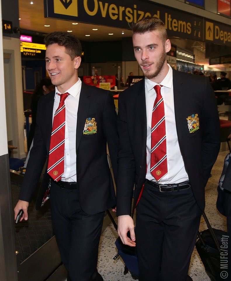 AnderHerrera's tweet photo. Welcome to @adidasfootball family @D_DeGea!!! #BeTheDifference https://t.co/0LxJWBxRSn