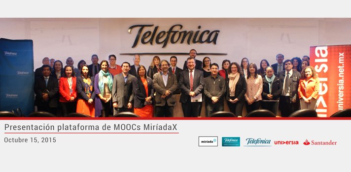 .<a href="/bancosantander/">Santander</a>, <a href="/Telefonica/">Telefónica</a> y <a href="/Universia/">Universia</a> impulsan los #MOOCs en México bit.ly/1OM93zL #Lecturafinde