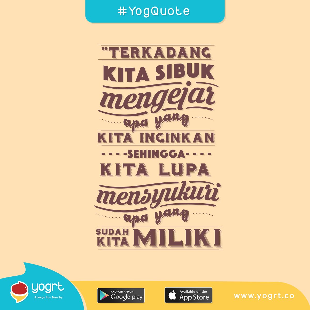 Yogrt Twitter પર Kalo Kata Lirik Lagu Sih Syukuri Apa Yang Ada Hidup Adalah Anugerah Kalian Setuju Yogrteers Yogquote Https T Co 4bxm1uwcmm Twitter