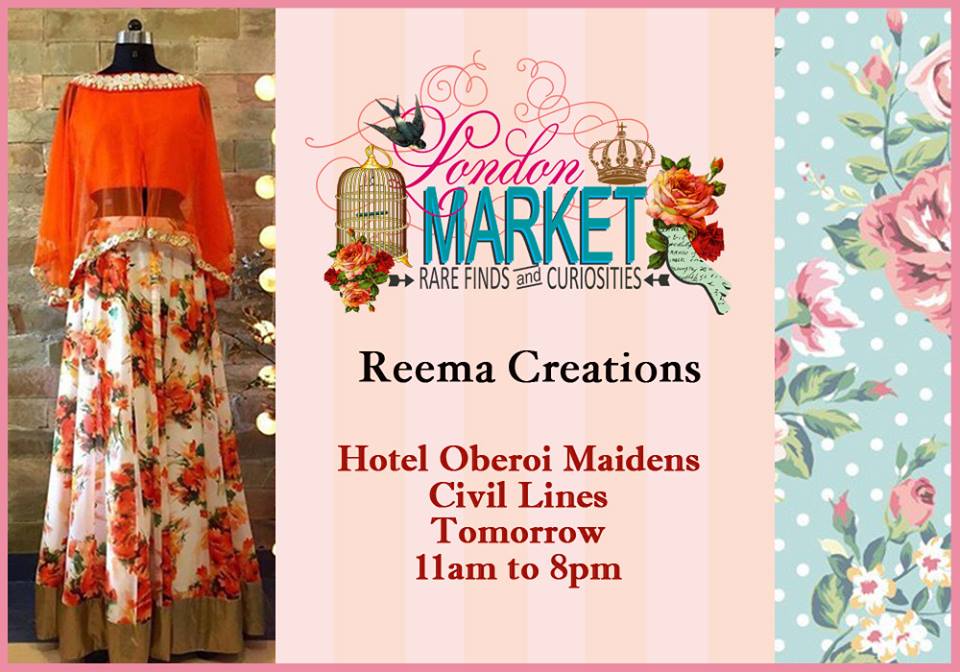 LondonMarketDel's tweet photo. "REEMA CREATIONS"  #Indian #Indo-westerns #FESTIVE season @HotelOberoiMaidens, Civil Lines, https://t.co/H8cdRx3WKU