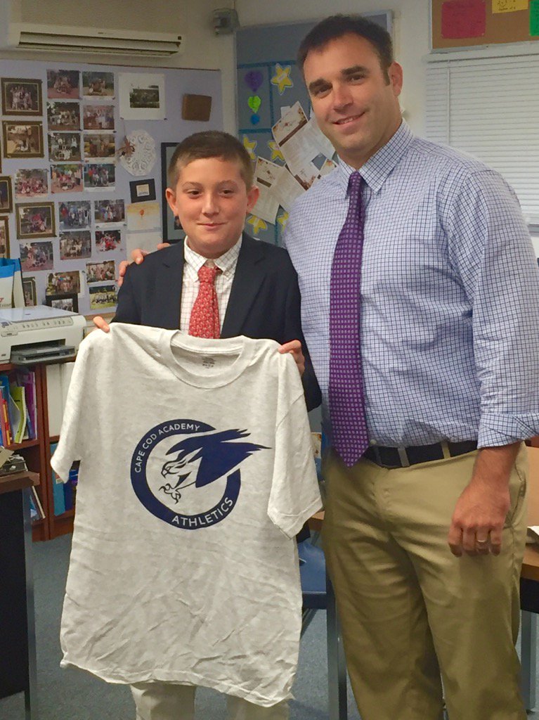CapeCod_Academy's tweet photo. LS'er receives MS Athlete of the Week/first time ever! Congratulations, Will! #insideCCA ^jr https://t.co/IFlGr7c9Cl