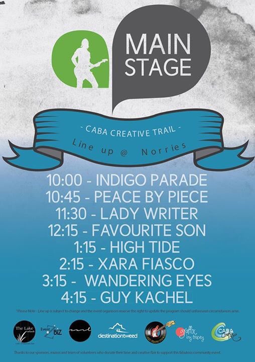 We are opening the Caba Creative Trail Main Stage tomorrow morning at 10am (NSW)... Hope to see you there!