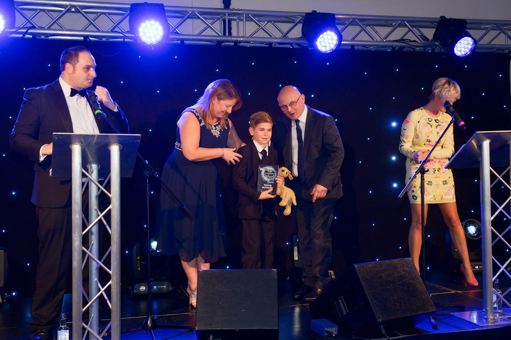 f11_photography's tweet photo. What an honour to present Ted with his "Young Achiever" award at the #wirefmawards Such a fantastic evening for all! https://t.co/nBG8T69EDT