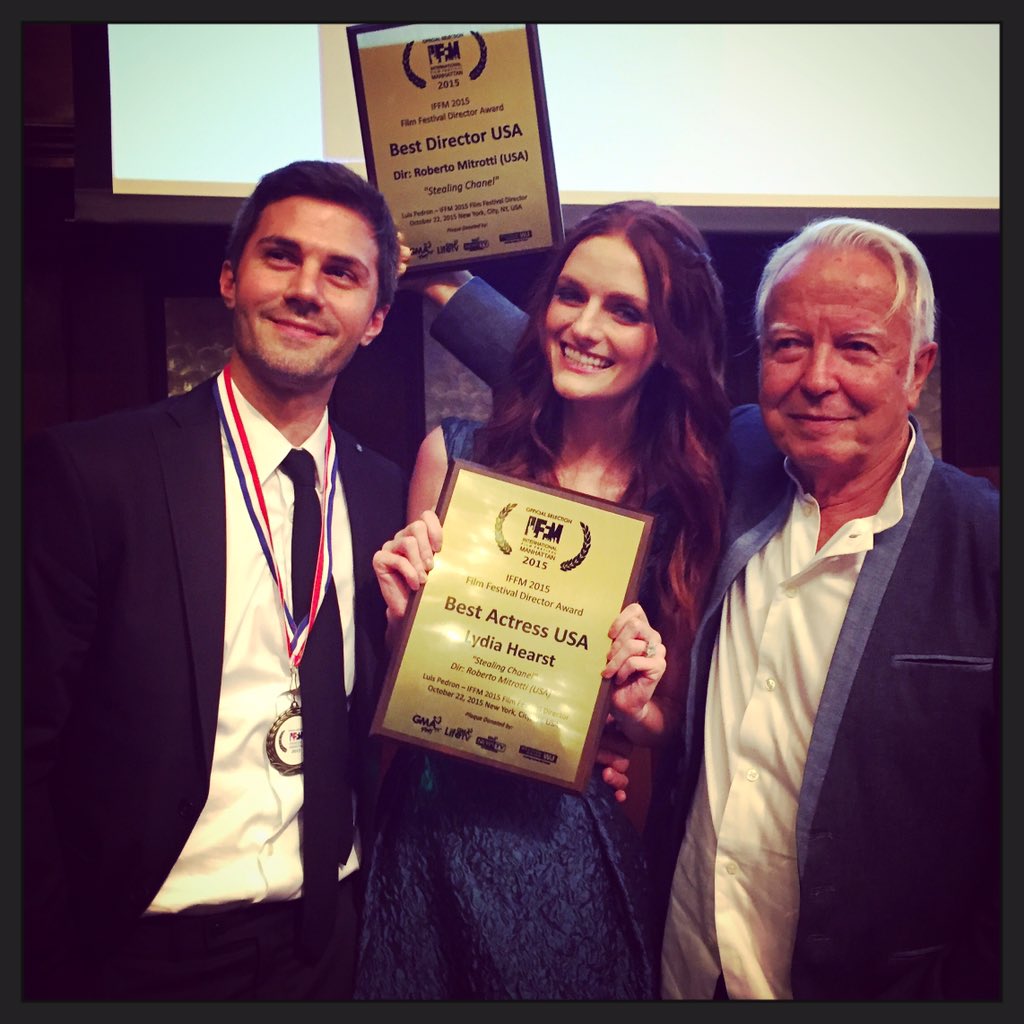 StealingChanel's tweet photo. Last night at the International Film Festival of Manhattan @iffmnewyork with our winners!! #iffmnyc2015 #thankful https://t.co/NaAPg2DS1a