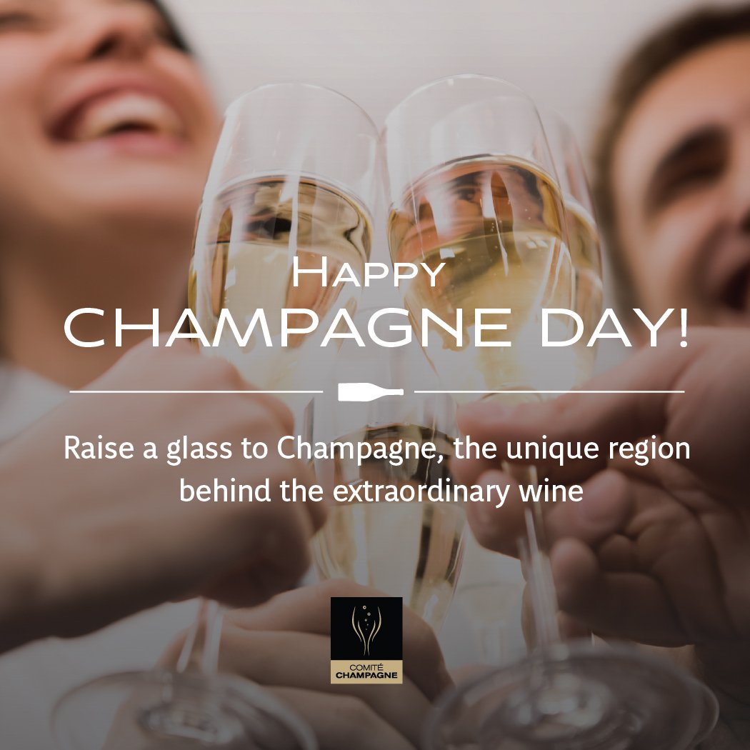 ChampagneBureau's tweet photo. Happy #ChampagneDay! Share an e-card with fellow #Champagne lovers &amp; get ready to celebrate! https://t.co/a8Ruk2qinp https://t.co/r0zEhJstDV