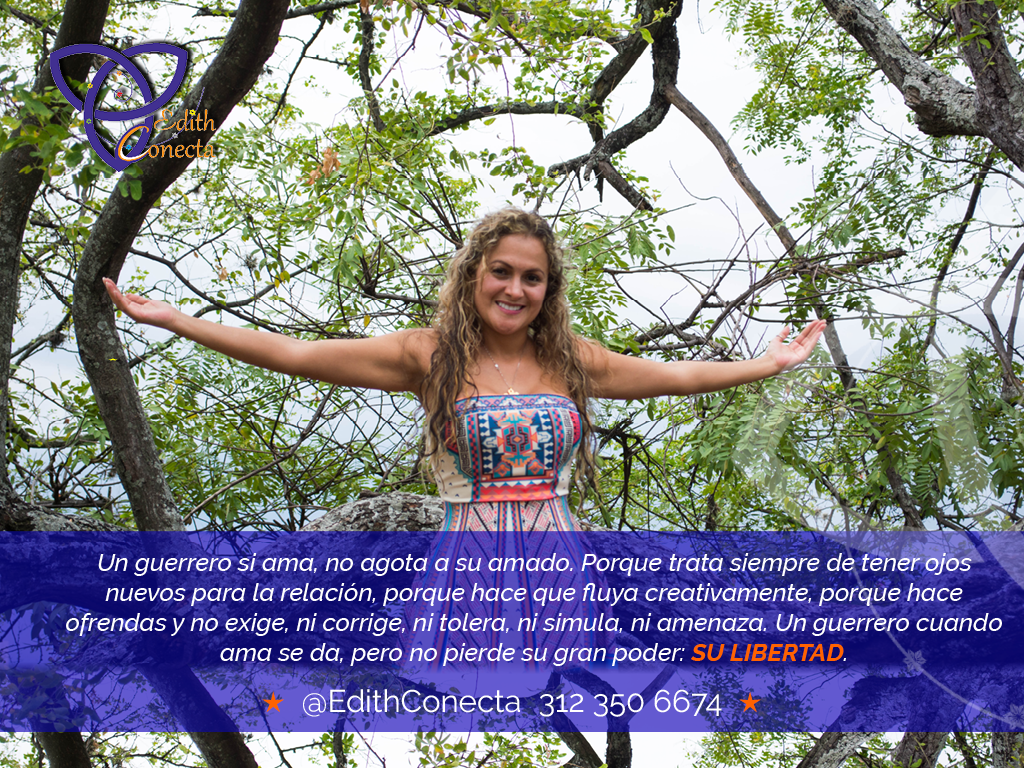 EdithConecta's tweet photo. Un guerrero cuando ama se da pero no pierde su gran poder: SU LIBERTAD @Edithconecta #Autoconocimiento #EdithConecta https://t.co/J5qCeofklA