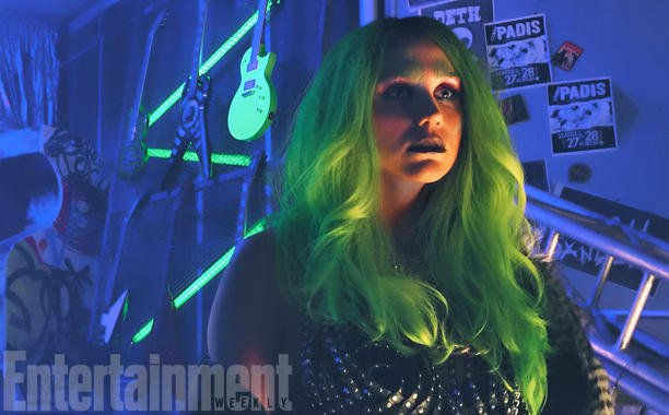 EW's tweet photo. Exclusive: @KeshaRose appears as The Misfits leader Pizazz in 'Jem and the Holograms': https://t.co/HXkrVHn7pK https://t.co/ZgREbZlwPo