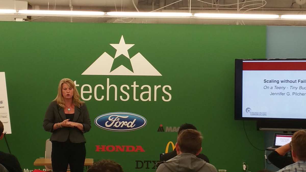eo2us's tweet photo. #1st #techstars exit. #JenniferPilcher #keynotespeaker at #PatriotBootCamp #Detroit. via #EO2fastener #Hooah! https://t.co/AlCkQPmnou