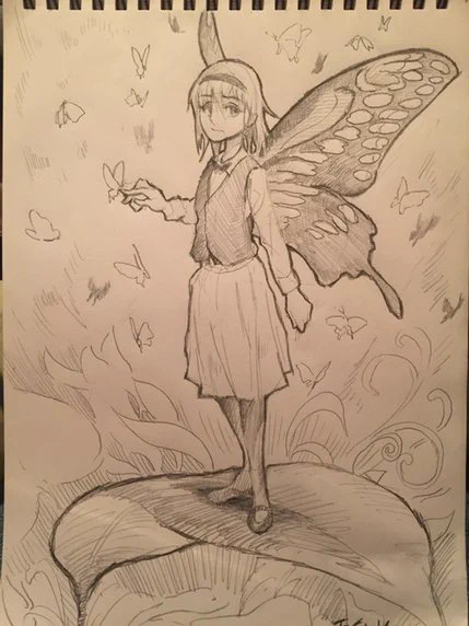落書き「蝶嫌いの妖精」

最近の女の子って蝶が苦手な子が多いからびっくりする。 
