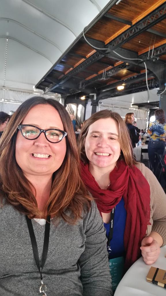 SarahNGodwin's tweet photo. #womenintech #womenetc #WomenCanCodeToo with my partner in crime @slsl0612 https://t.co/n0XN3xbtkF