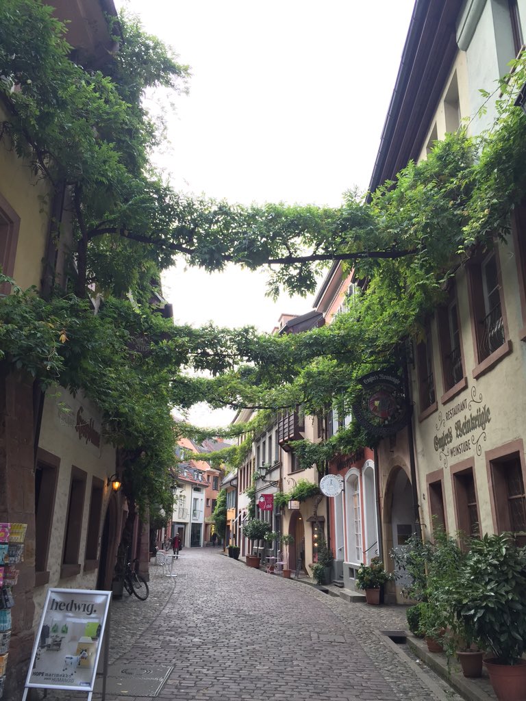 therezalmerfors's tweet photo. Härlig innerstad att strosa runt i. På besök i #Freiburg och inspireras i #stadsbyggnad #innerstad https://t.co/gbRgXvknq1