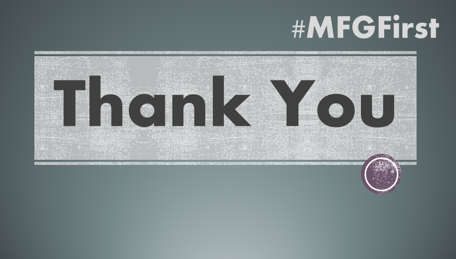 chadvanhandel's tweet image. Thank you to everyone that helped make this week's Manufacturing First event such a success. #MFGFirst @NEWmfg