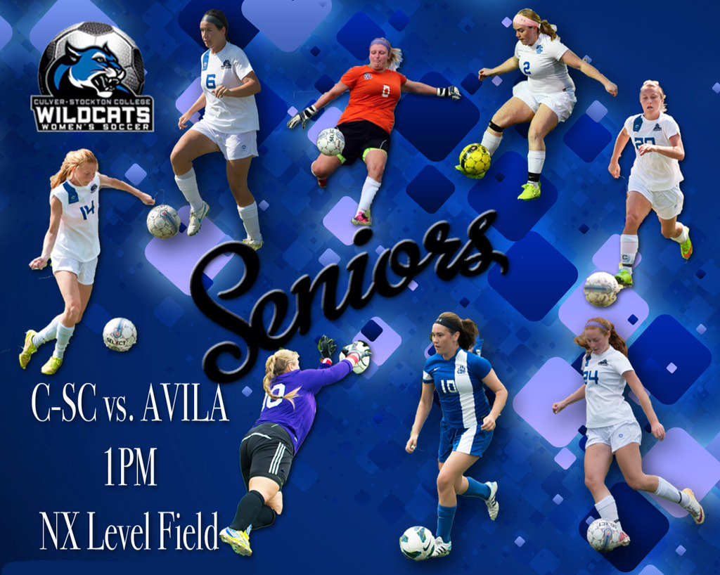 CSCwomensoccer's tweet photo. Today we play for 9 ladies who have given their all to this program. Join us at 1pm today as we host Avila. https://t.co/tRfhuRltWC