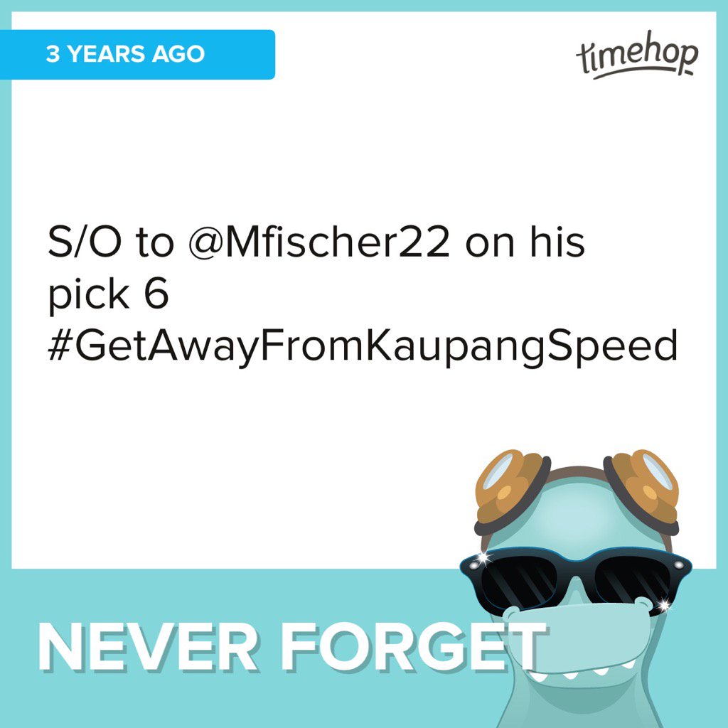 koster_11's tweet photo. @Mfischer22 ๐ Thanks #timehop #7over2 https://t.co/SwmKqczOvp