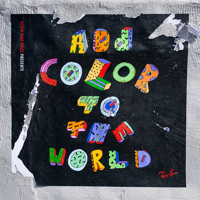 ray_ban's tweet photo. Like music? Get your mitts on our most colorful mix yet. Download it free @ https://t.co/fhTX6AhCU0 https://t.co/ZlPkq6ffyw