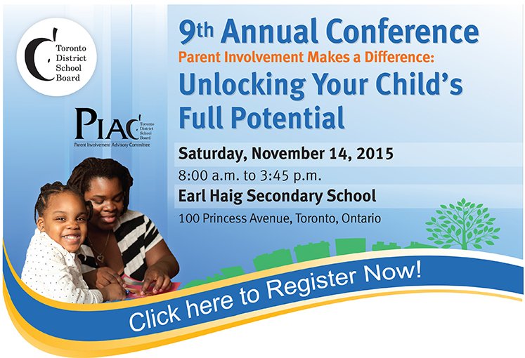 tdsb's tweet photo. Join us for our 9th Annual Parent Conference on Sat. Nov. 14 @ 8am-3:45pm. Info &amp; register: https://t.co/uFKldSCoTE https://t.co/l61r4lP8aK