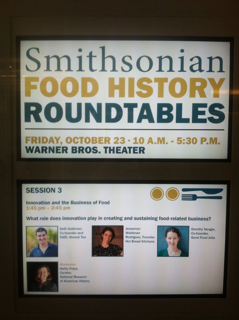 MDWordsmith's tweet image. At the Smithsonian for Food History Weekend. All talk today, tomorrow it's all about eats!