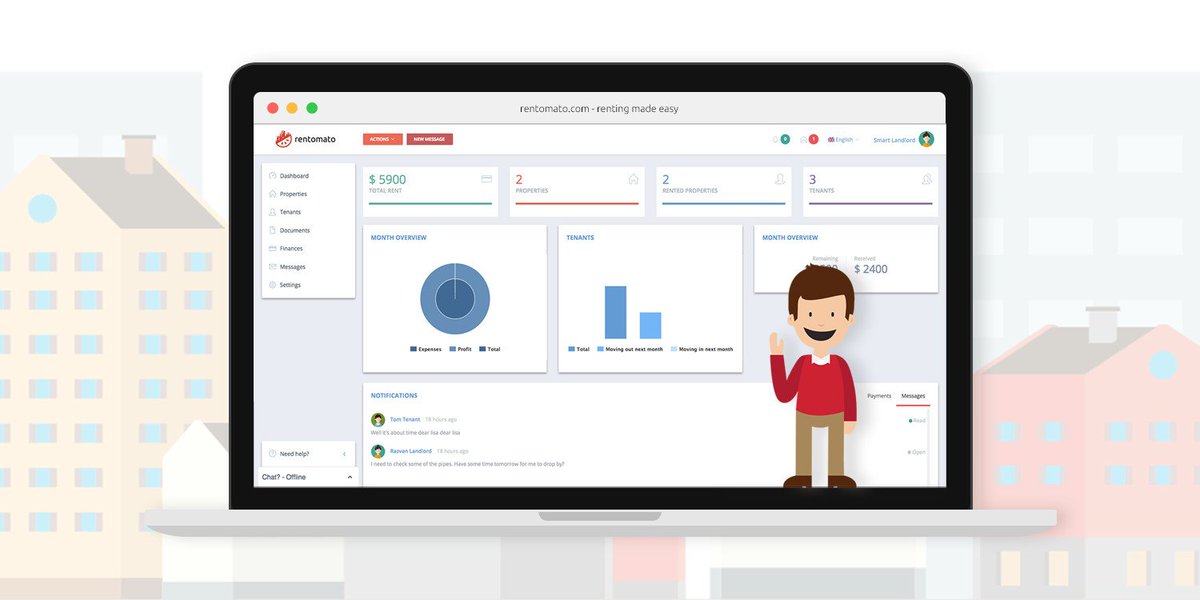 Our new platform has just been launched - Renting made easy! Check it out on rentomato.com - It’s free!