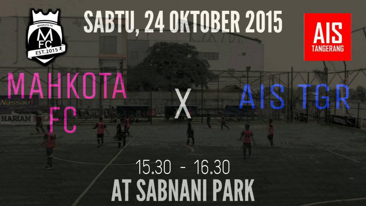 MahkotaFc's tweet photo. Besok!!! Matchday 10 #MFC #AllOut https://t.co/2NNAkcyksy